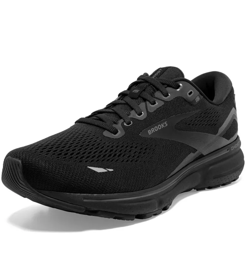 Brooks Men's Ghost 15 Black/Ebony-3
